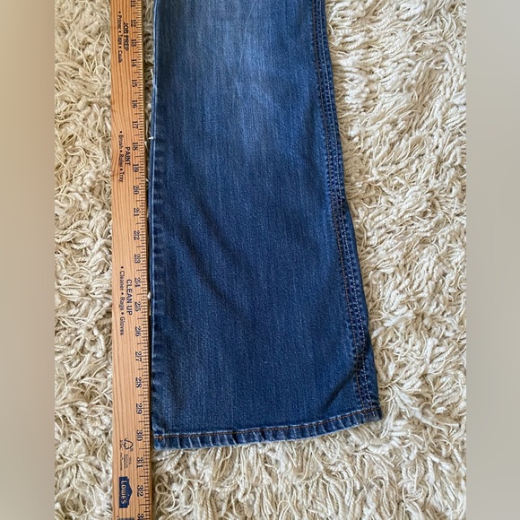 Elle Women's Jeans Size 8R Stretch Blue Denim Straight Leg - Picture 7 of 13